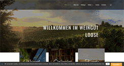 Desktop Screenshot of loose-wein.de
